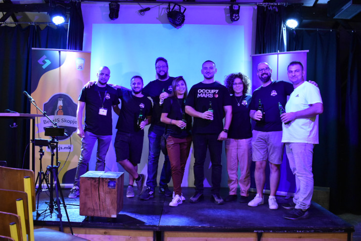 Team DeveD at BeerJS vol. 12